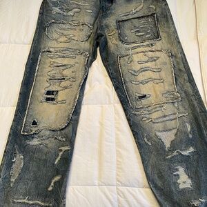 Distressed Jeans